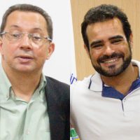 José Ângelo (esq.) e Sady Menezes, eleitos Diretor e Vice-Diretor do ITR/UFRRJ