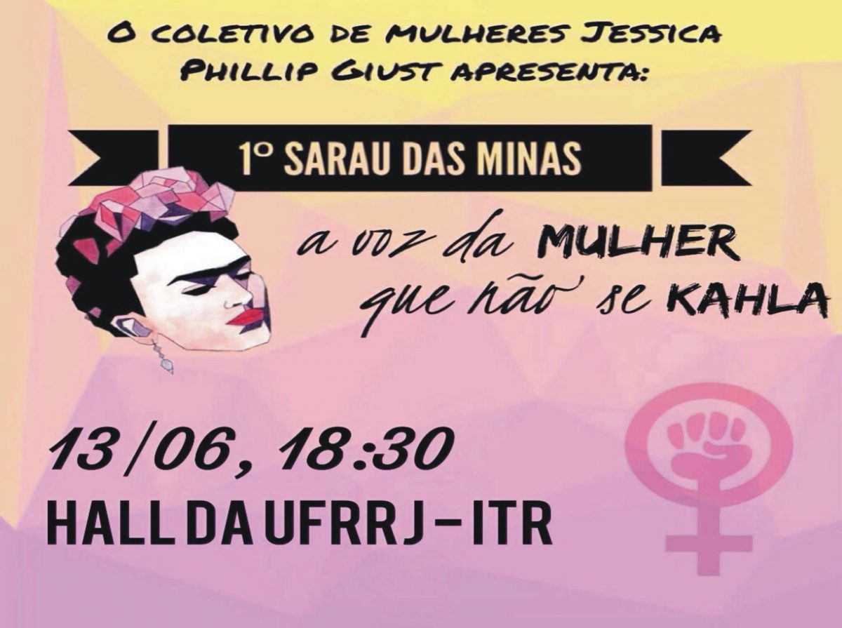 Cartaz - Sarau das Minas - A voz da mulher que não se Khala