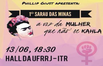 Cartaz - Sarau das Minas - A voz da mulher que não se Khala