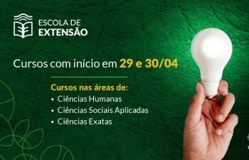Inscrições para os cursos da Escola de Extensão abrem no dia 20 de abril